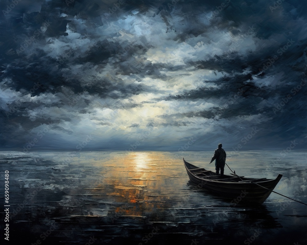 Adrift in Desolation is an emotionally stirring scene.