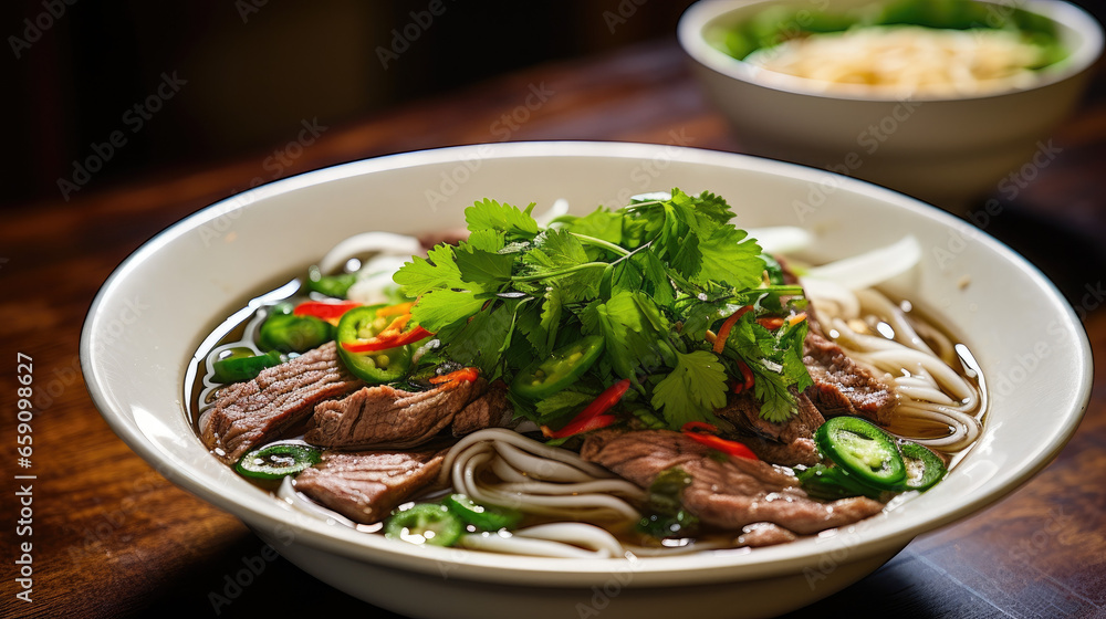 Vietnamese style beef noodle soup Vietnamese style beef noodle soup