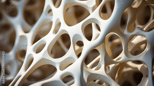 porous structure represents Osteoporosis photo