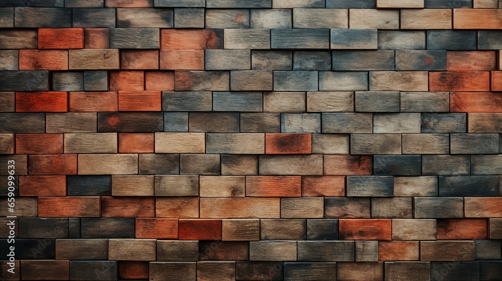 Brick Wall Texture Pattern , Digital art 3D, Abstract Background Brick Wall Texture Pattern , Digital art 3D, Abstract Background