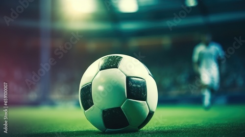 Soccer ball on a stadium © DVS