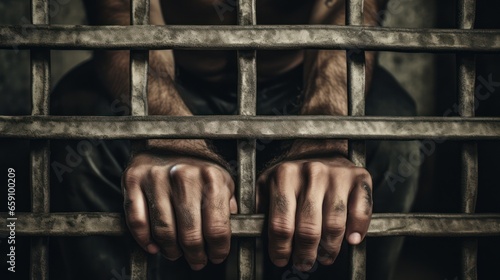 Prisoner's Hand on Steel Lattice
