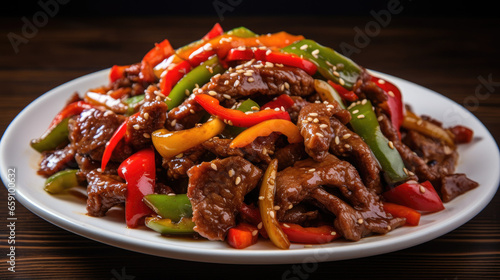 Pepper Steak Stir Fry in Chinese style