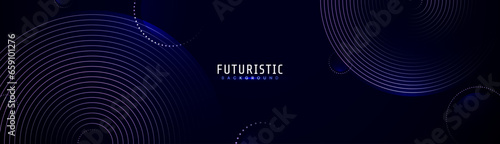 3d futuristic blue techno abstract background overlap layer on dark space with glowing lines shape decoration. Modern graphic design element future style concept