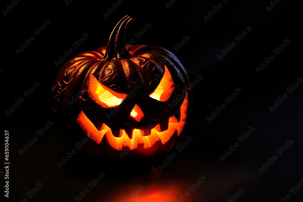 Halloween Pumpkin illustration made wit AI Generated Halloween Pumpkin illustration made wit AI Generated