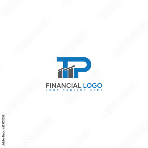 MTP Letter Logo Design Financial Icon Vector Template, TP Letter Logo Design Financial 