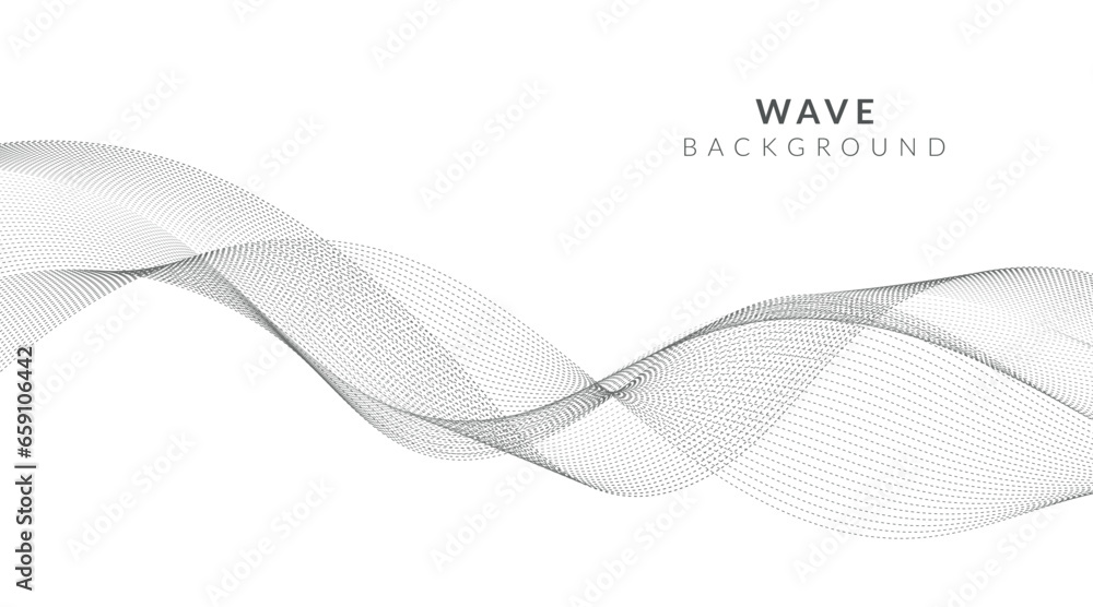 Abstract vector background with grey wavy lines Abstract vector background with grey wavy lines