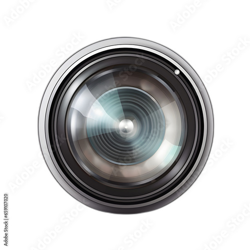 lens isolated on transparent or white background