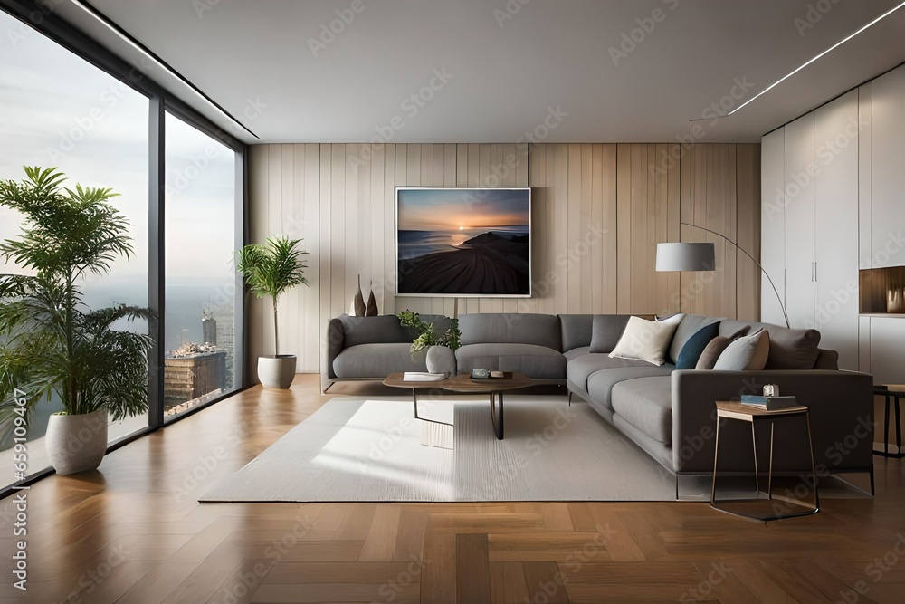 Fototapeta premium modern living room
