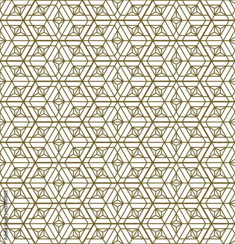 Beautiful Seamless pattern japanese shoji kumiko, great design for any purposes. Japanese pattern background vector. Japanese traditional wall, shoji.