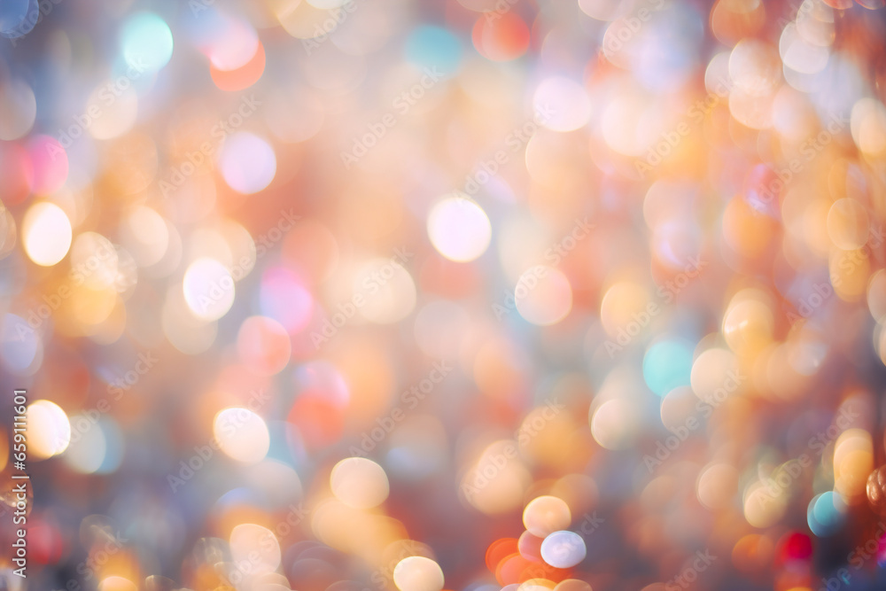 Bright festive background with colored bokeh. Bright festive background with colored bokeh.