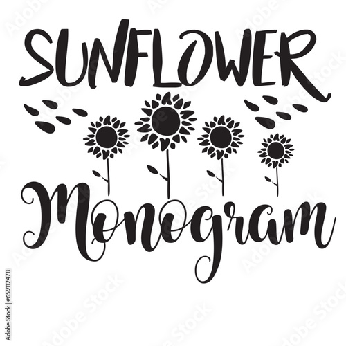  SUNFLWER tshirt design  photo