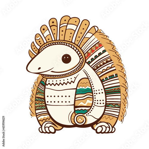 Armadillotshirt design graphic, cute happy kawaii style, clear outline,