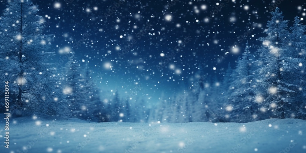 christmas snowy winter snowflakes falling background cinematic christmas snowy winter snowflakes falling background cinematic