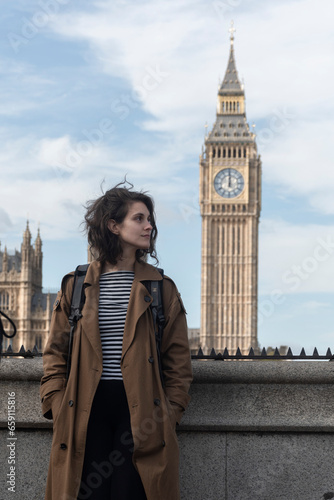 retrato de una chica en londres