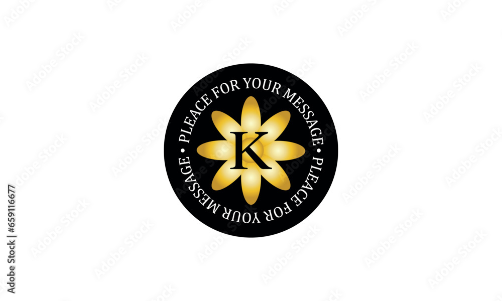 Luxury vector letter K logo. Monogram design. Vector mandala template for premium branding, personal branding, boutique, spa, makeup and cosmetics Luxury vector letter K logo. Monogram design. Vector mandala template for premium branding, personal branding, boutique, spa, makeup and cosmetics