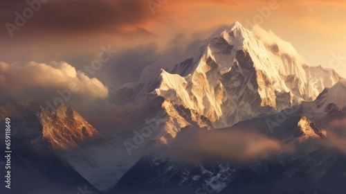 Sunset Mountain Majesty