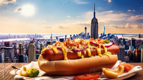 hotdog american food Generative AI