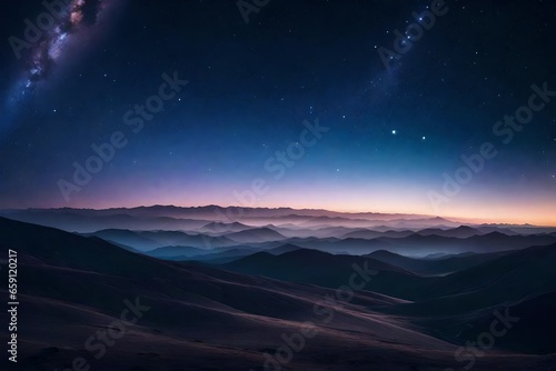A celestial dreamscape with a pastel palette. Start with a background that transitions from light to dark - AI Generative © Being Imaginative