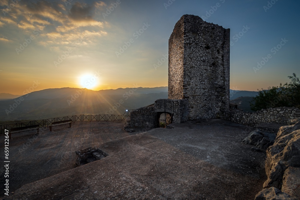 Torre medievale. Olevano Romano - Roma - Lazio - Italia