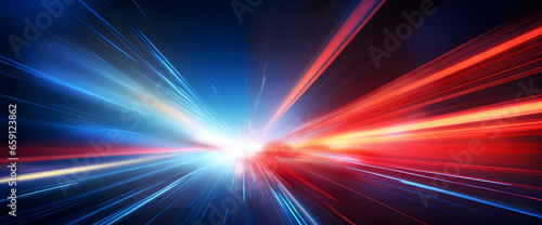 Speed of Light: Dynamic Streaks of Color Background