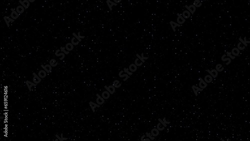 Generated night sky animation with stars flickering slowly
