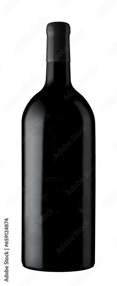 bottle of red wine transparent  background 4