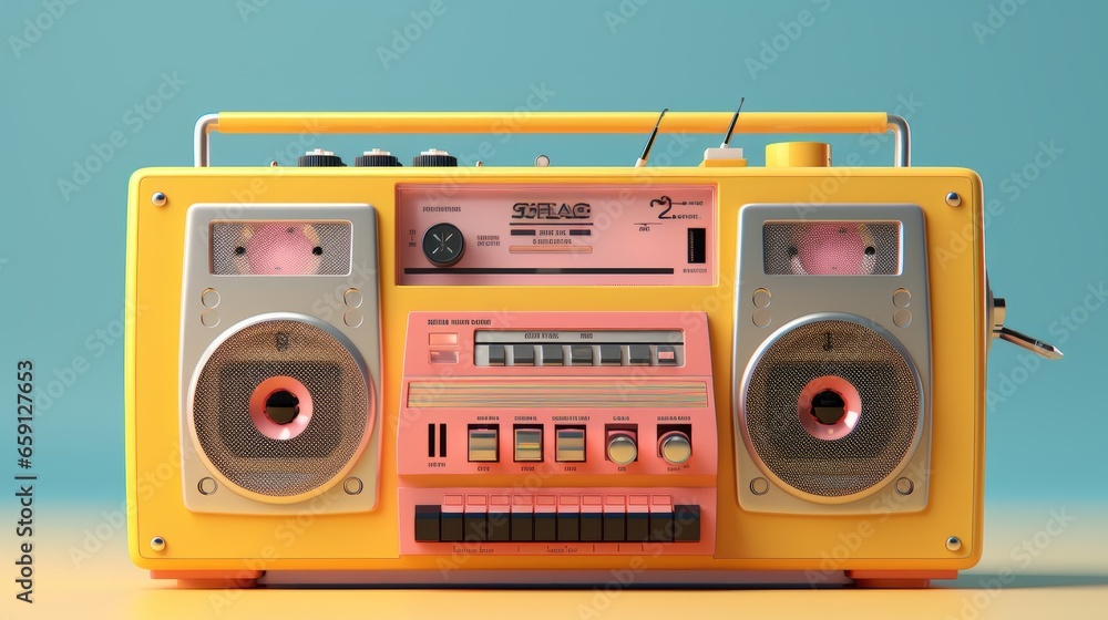 retro player, radio, vintage, sound