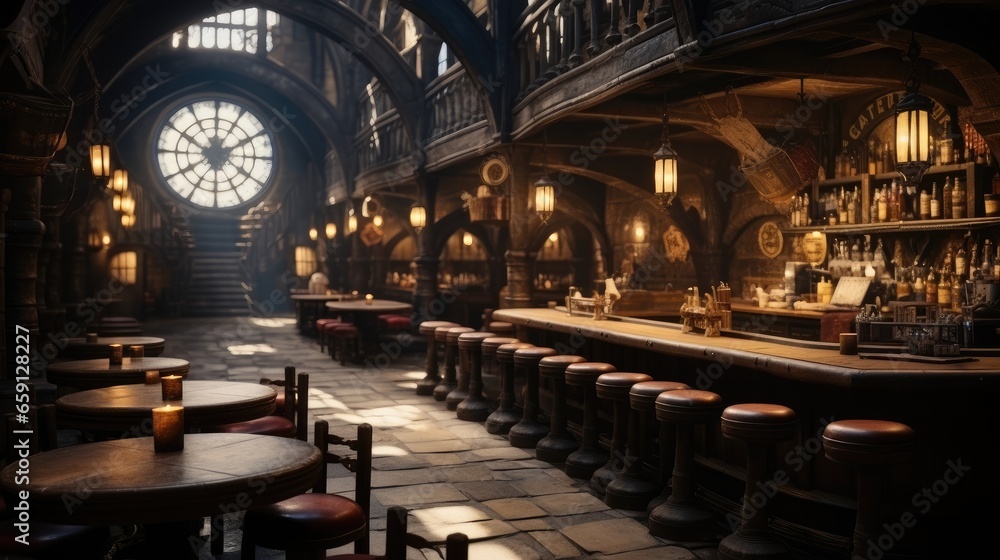 Medieval Beer bar.