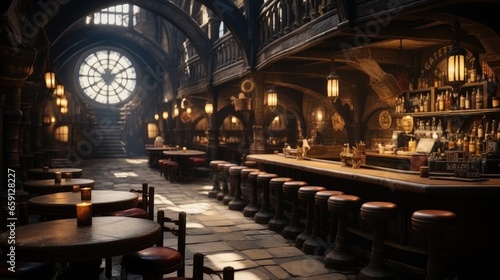 Medieval Beer bar.