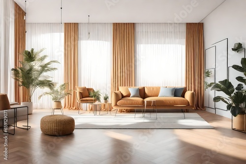 modern living room with vase © Rida