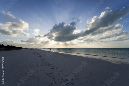 Sunset in holbox