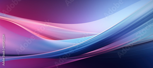 Abstract wave background with dark violet and sky-blue hues, featuring precisionist lines.