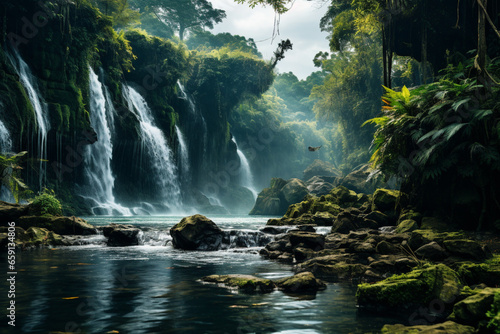 waterfall in the forest