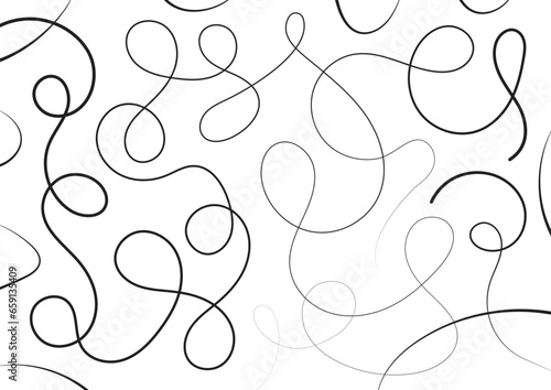 hand drawing free lines vector