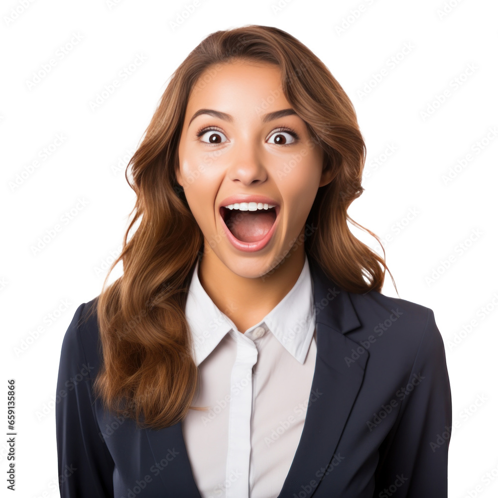 Excited and Surprised Young Manager Excited and Surprised Young Manager