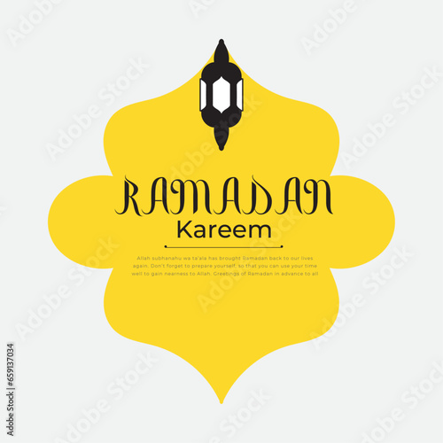 Ramadan kareem islamic style design
