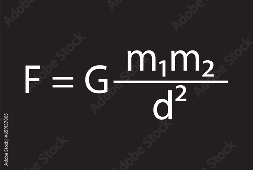 Universal law of gravitation equation. Formula, gravitational force. Newton's law of gravitation.