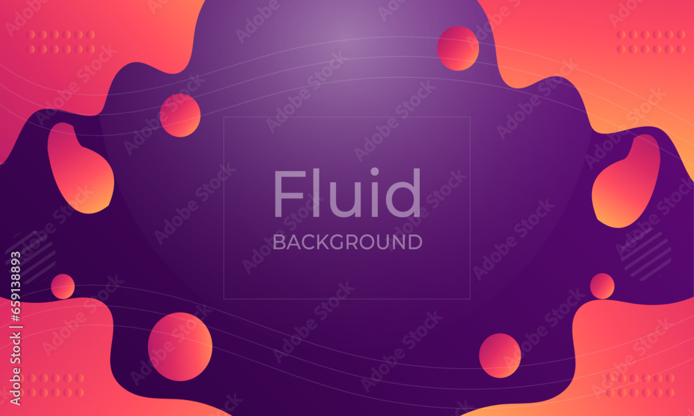 Abstract blue and purple liquid wavy shapes futuristic banner. Glowing retro waves vector background Abstract blue and purple liquid wavy shapes futuristic banner. Glowing retro waves vector background