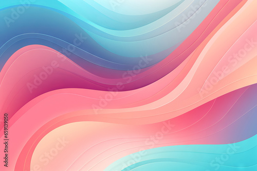 Pink and teal abstract wave, background or pattern, creative design template
