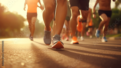 runners in marathon