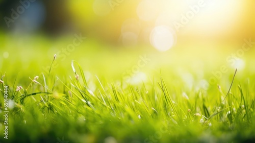 art abstract spring background or summer background with fresh grass 