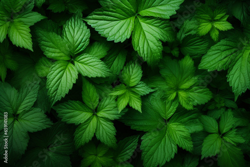 green leaves background