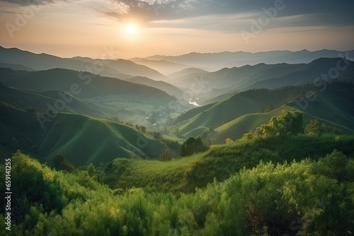 mountain landscape in the morning © RMKD