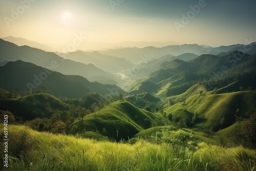 mountain landscape in the morning © RMKD