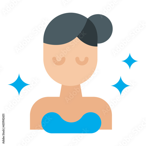 Flat Ironed shirt icon