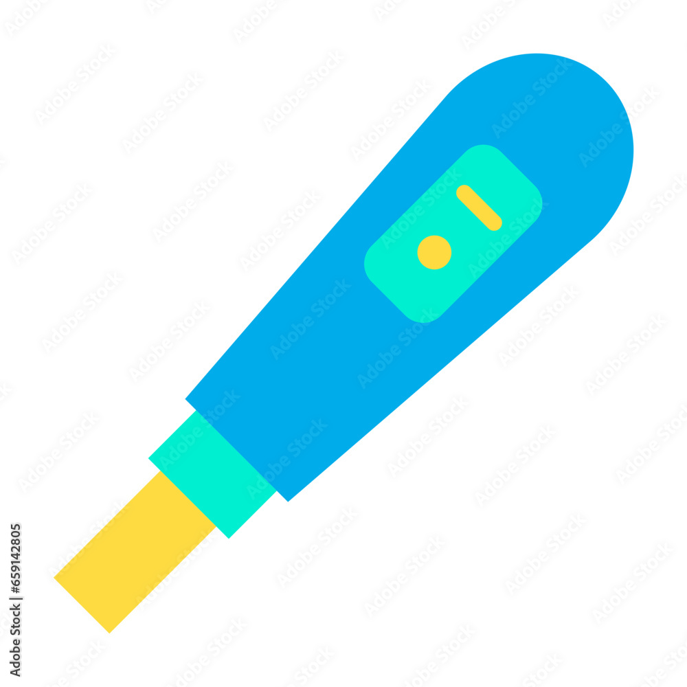 Flat Pregnancy test icon Flat Pregnancy test icon