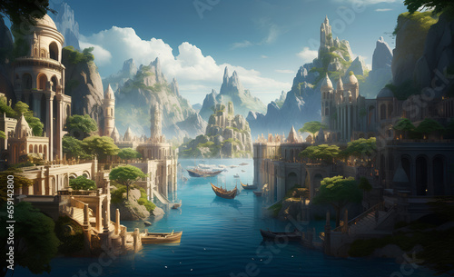 Atlantis island