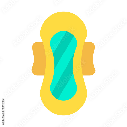 Flat sanitary Pad icon