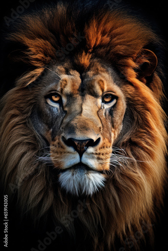 Majestic Lion Portrait   © DVS